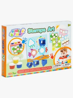 KidsDough Kreativt Legetøj-Kid's Dough Fingerfarver m. Stempler
