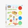 Kreativt Legetøj|KidsDough Kid's Dough Rice Dough Foodie Party Modellervoks