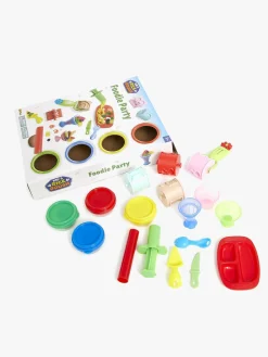 Kreativt Legetøj|KidsDough Kid's Dough Rice Dough Foodie Party Modellervoks