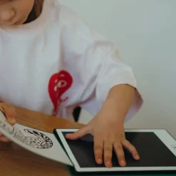 Kreativt Legetøj|Kidywolf KIDYDRAW MINI Tegnetablet LCD Verdens Dyr Grøn