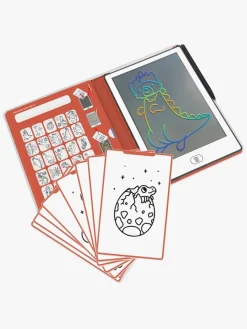 Kreativt Legetøj|Kidywolf KIDYDRAW MINI Tegnetablet LCD Dinosaur Brun