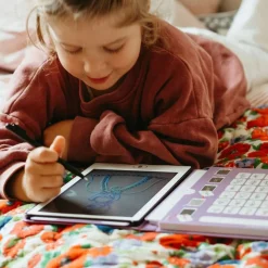 Kreativt Legetøj|Kidywolf KIDYDRAW MINI Tegnetablet LCD Prinsesse Rød