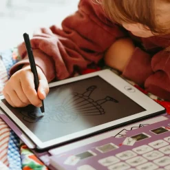 Kreativt Legetøj|Kidywolf KIDYDRAW MINI Tegnetablet LCD Prinsesse Rød