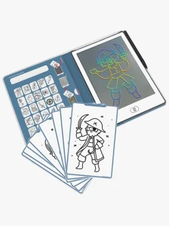 Kreativt Legetøj|Kidywolf KIDYDRAW MINI Tegnetablet LCD Pirat Blå