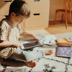 Kreativt Legetøj|Kidywolf KIDYDRAW MINI Tegnetablet LCD Pirat Blå