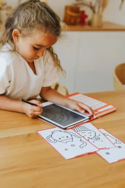 Kreativt Legetøj|Kidywolf KIDYDRAW MINI Tegnetablet LCD Kawaii Lilla