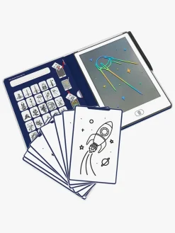 Kreativt Legetøj|Kidywolf KIDYDRAW MINI Tegnetablet LCD Galakse Blå