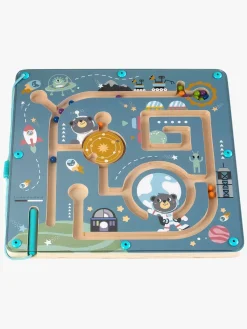 Kinder and Kids Babylegetøj-Labyrint med Magnetisk Pen & Kugler Det Ydre Rum