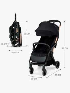 Kinderkraft Rejseklapvogne-APINO Klapvogn, Raven Black