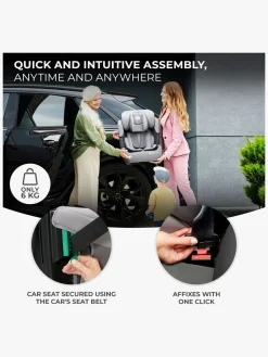 Autostole 9-36 Kg|Kinderkraft COMFORT UP i-Size Autostol, Green Grøn