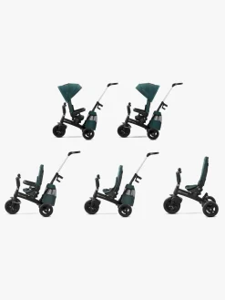 Cykler|Kinderkraft EASYTWIST Midnight Trehjulet Cykel, Grøn