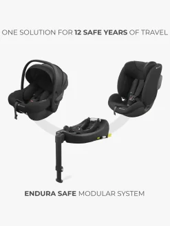 Autostole 9-36 Kg|Autostole 0-13 Kg|Kinderkraft ENDURA SAFE Modulsystem, Black Sort