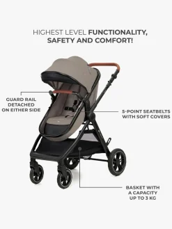 Duo- & Kombivogne|Kinderkraft ESME 2-in-1 Duovogn, Sand Beige