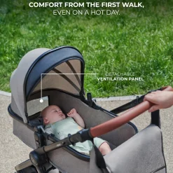 Kinderkraft Duo- & Kombivogne-ESME 2-in-1 Duovogn, Pure Black