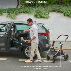 Kinderkraft Duo- & Kombivogne-ESME 2-in-1 Duovogn, Pure Black