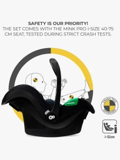 Kinderkraft Duo- & Kombivogne-ESME 2-in-1 Duovogn, Pure Black