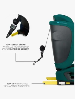 Kinderkraft Autostole 9-36 Kg-FIX2GO i-Size Autostol, Green