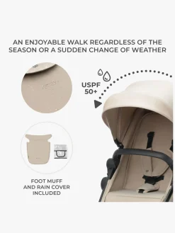 Vognpakker|Kinderkraft 3-i-1 NEWLY Kombivogn Travelsystem, Sand Beige