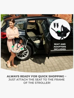 Vognpakker|Kinderkraft 3-i-1 NEWLY Kombivogn Travelsystem, Sand Beige