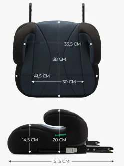 Selepuder|Kinderkraft I-BOOST Selepude, Black Sort