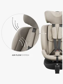 Autostole 9-36 Kg|Kinderkraft I-FIX ENDURA SAFE Autostol, Beige