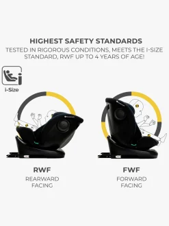 Kinderkraft Autostole 9-36 Kg-I-GROW I-Size Autostol, Black