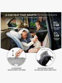 Kinderkraft Autostole 9-36 Kg-I-GROW I-Size Autostol, Black