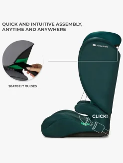 Kinderkraft Autostole 15-36 Kg-I-SPARK i-Size Autostol, Green