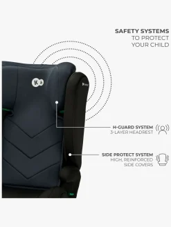 Autostole 15-36 Kg|Kinderkraft I-SPARK i-Size Autostol, Black Sort