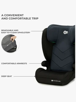 Autostole 15-36 Kg|Kinderkraft I-SPARK i-Size Autostol, Black Sort