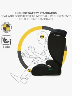 Autostole 15-36 Kg|Kinderkraft I-SPARK i-Size Autostol, Black Sort