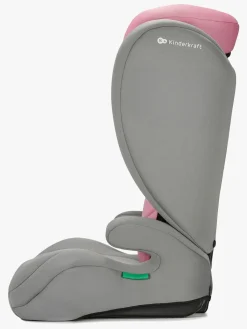 Autostole 15-36 Kg|Kinderkraft I-SPARK i-Size Autostol, Pink Lyserød/Grå