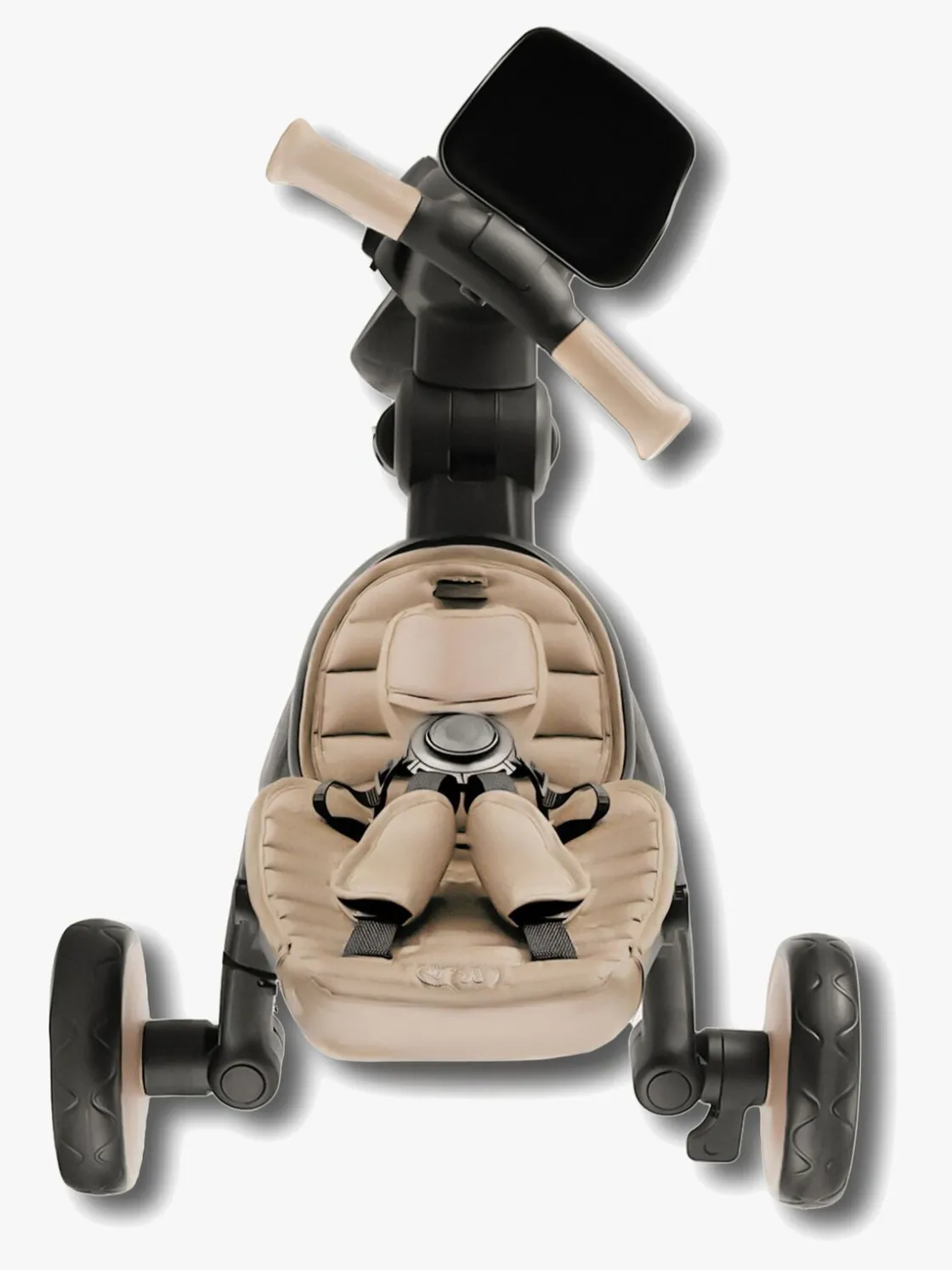 Cykler|Kinderkraft Jazz 4-i-1 Trehjulet Cykel, Beige