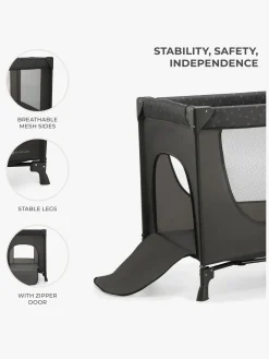 Børnesenge & Tilbehør|Kinderkraft JOY Light Weekendseng, Grey