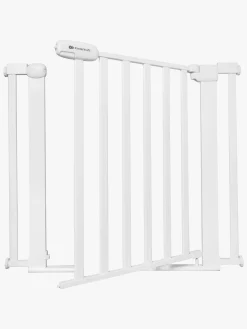 Sikkerhed|Kinderkraft LOCK&GO Sikkerhedsgitter, White Hvid