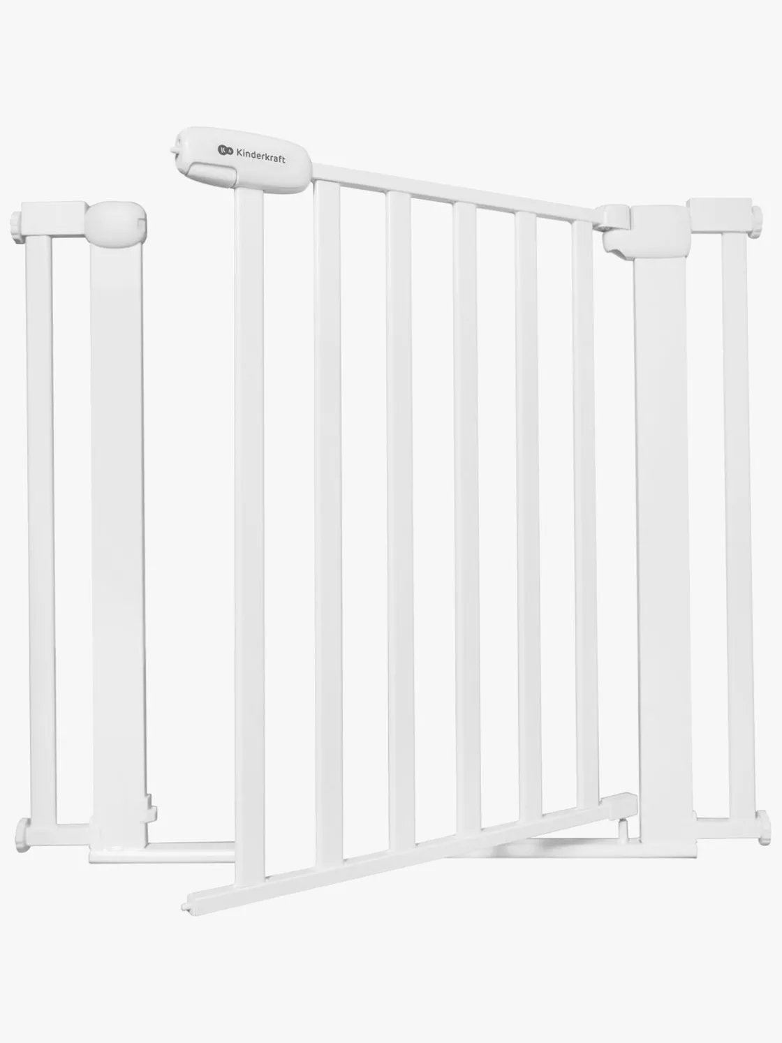 Sikkerhed|Kinderkraft LOCK&GO Sikkerhedsgitter, White Hvid