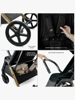 Kinderkraft Rejseklapvogne-Loom Klapvogn, Ink Black