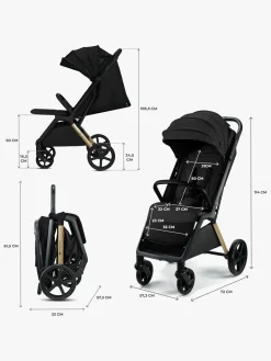 Kinderkraft Rejseklapvogne-Loom Klapvogn, Ink Black