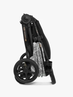 Rejseklapvogne|Kinderkraft MITZY BIZUU Klapvogn, Lunar Black Sort