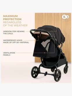 Rejseklapvogne|Kinderkraft MITZY Klapvogn, Ink Black Sort