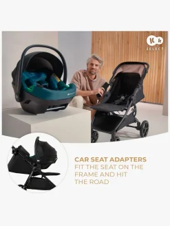 Rejseklapvogne|Kinderkraft MITZY Klapvogn, Ink Black Sort