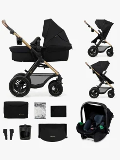Kinderkraft Duo- & Kombivogne-MOOV 2 Air 3-in-1 Kombivogn, Pure Black