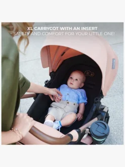 Duo- & Kombivogne|Kinderkraft MOOV 2 4-in-1 Air Duovogn, Pure Black Sort