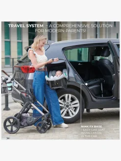 Duo- & Kombivogne|Kinderkraft MOOV 2 4-in-1 Air Duovogn, Pure Black Sort