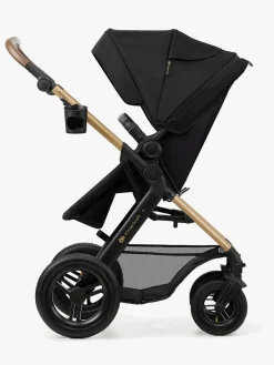 Duo- & Kombivogne|Kinderkraft MOOV 2 4-in-1 Air Duovogn, Pure Black Sort