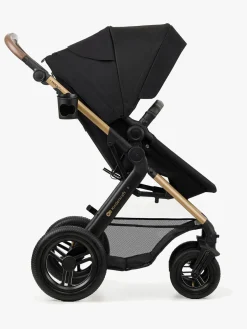 Duo- & Kombivogne|Kinderkraft MOOV 2 4-in-1 Air Duovogn, Pure Black Sort
