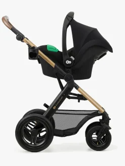 Duo- & Kombivogne|Kinderkraft MOOV 2 4-in-1 Air Duovogn, Pure Black Sort