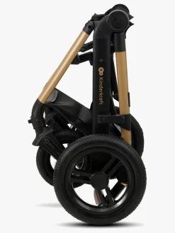 Duo- & Kombivogne|Kinderkraft MOOV 2 4-in-1 Air Duovogn, Pure Black Sort