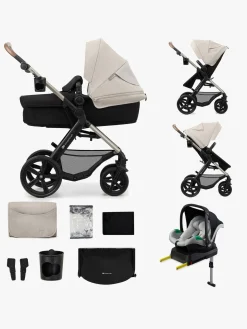 Duo- & Kombivogne|Kinderkraft MOOV 2 4-in-1 Duovogn, Moonlight Grey Grå