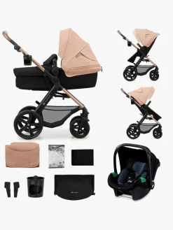 Duo- & Kombivogne|Kinderkraft MOOV 2 3-in-1 Kombivogn, Sand Beige